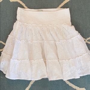 White American Eagle Mini Skirt